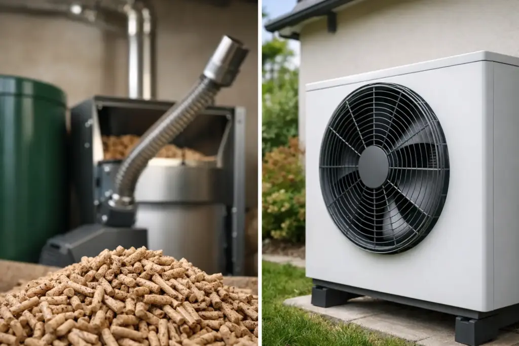 Pelletsheizung oder Wärmepumpe?