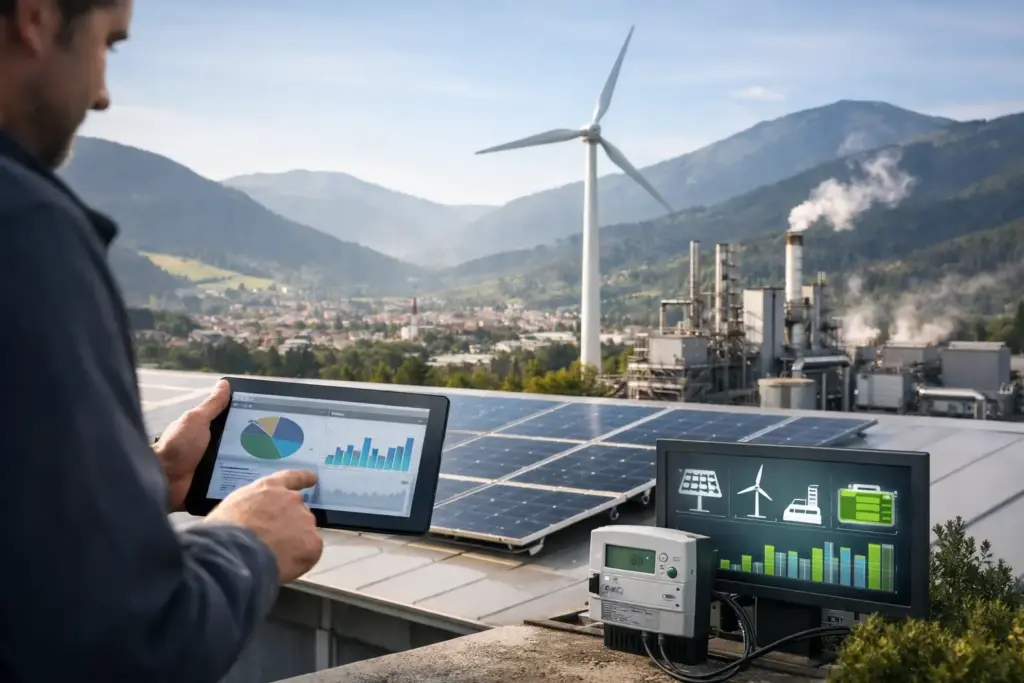 Energiemanagement im Wolfsberger Betrieb