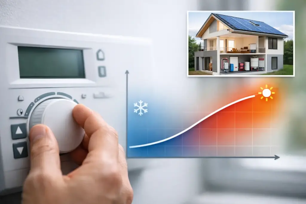 Heizkurve richtig einstellen im Haus