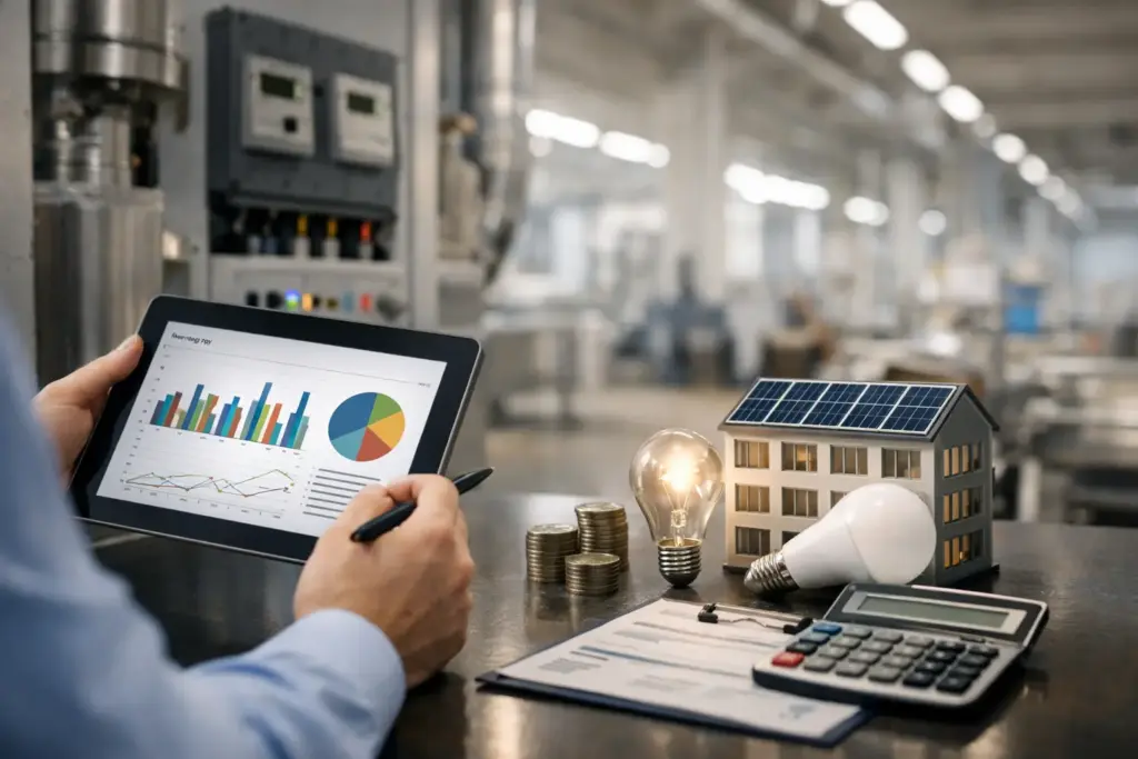 Energieverbrauchsanalyse für Gewerbebetriebe